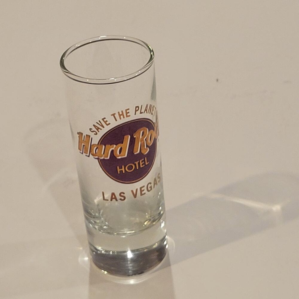 Hard Rock Hotel Limited Edition Las Vegas Shot Glass. Perfect shape